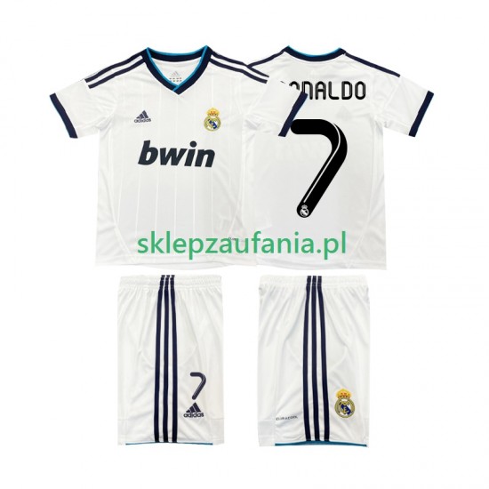 3-13 år Barn Real Madrid drakt Cristiano Ronaldo 7 2012 2013 Retro Hjemme Korte Ermer