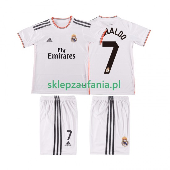 3-13 år Barn Real Madrid drakt Cristiano Ronaldo 7 2013 2014 Retro Hjemme Korte Ermer