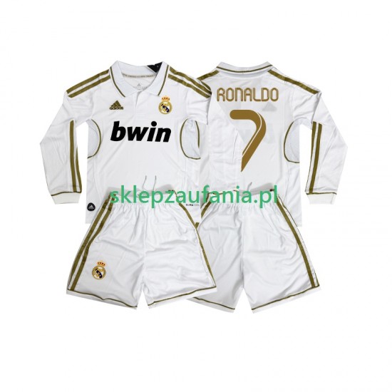 3-13 år Barn Real Madrid drakt Cristiano Ronaldo 7 2012 Retro Hjemme 2011 Langermet