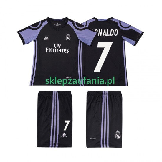 3-13 år Barn Real Madrid drakt Cristiano Ronaldo 7 2016 2017 Retro Tredje Korte Ermer