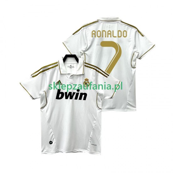 Herre Real Madrid drakt Cristiano Ronaldo 7 2012 Retro Hjemme 2011 Korte Ermer
