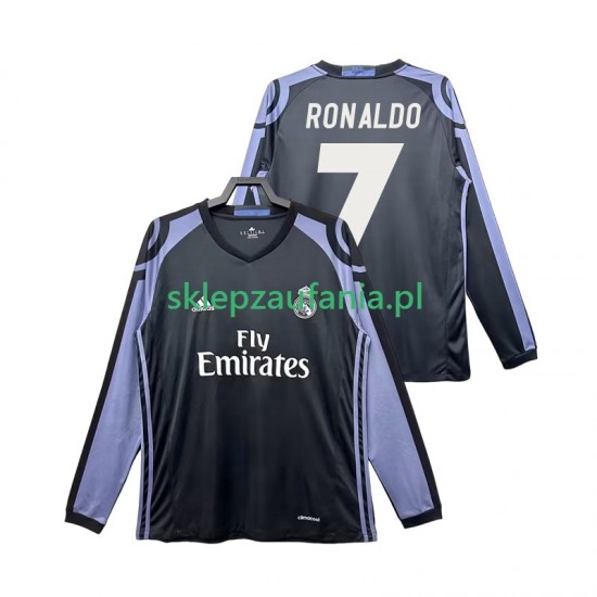 Herre Real Madrid drakt Cristiano Ronaldo 7 2016 2017 Retro Tredje Langermet