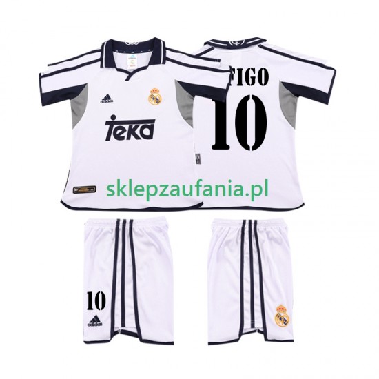 3-13 år Barn Real Madrid drakt FIGO 10 2001 2002 Retro Hjemme Korte Ermer