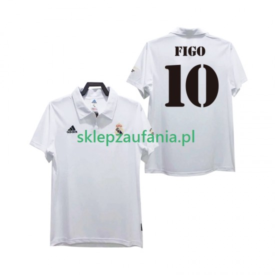 Herre Real Madrid drakt FIGO 10 2002 2003 Retro Hjemme Korte Ermer