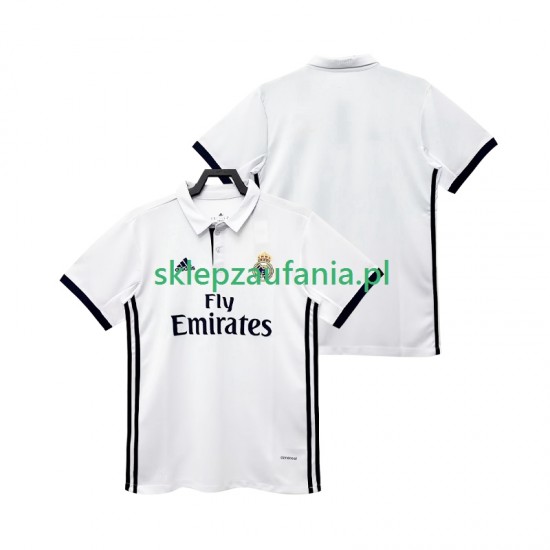 Herre Real Madrid drakt 2017 2018 Retro Hjemme Korte Ermer
