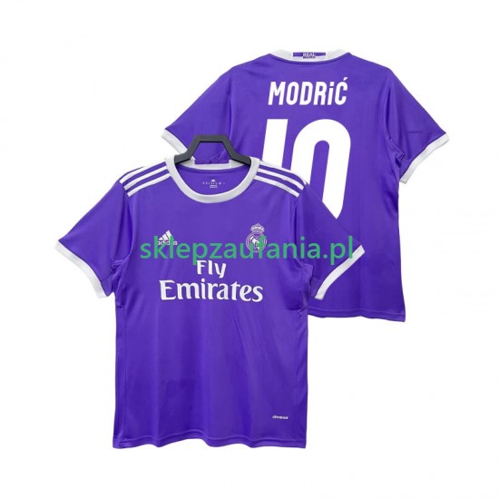 Herre Real Madrid drakt Modrić LUCA 10 2016 2017 Retro Borte Korte Ermer