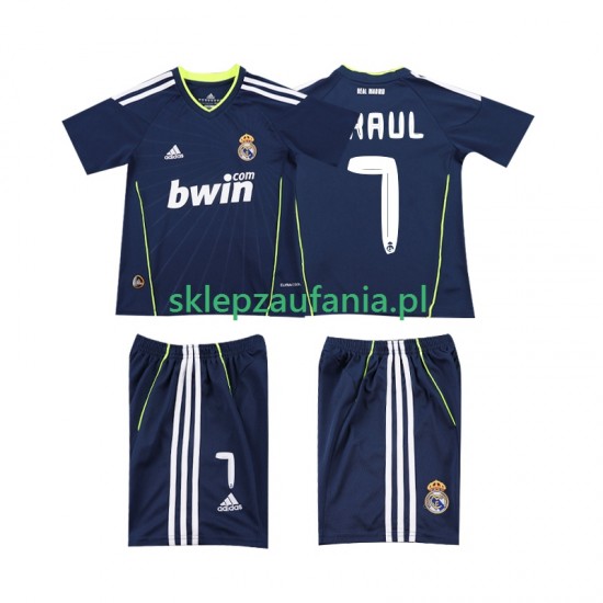 3-13 år Barn Real Madrid drakt PAUL 7 Retro Borte 2010 2011 Korte Ermer