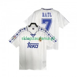 Herre Real Madrid drakt RAUL 7 1996 1997 Retro Hjemme Korte Ermer Herre Real Madrid drakt RAUL 7 1996 1997 Retro Hjemme Korte Ermer