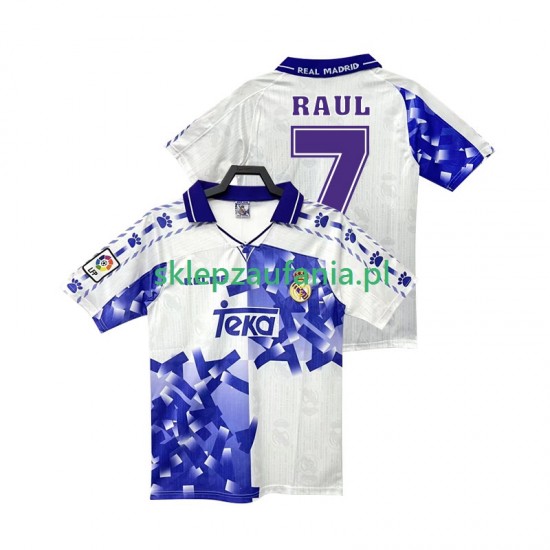 Herre Real Madrid drakt RAUL 7 1996 1997 Retro Tredje Korte Ermer
