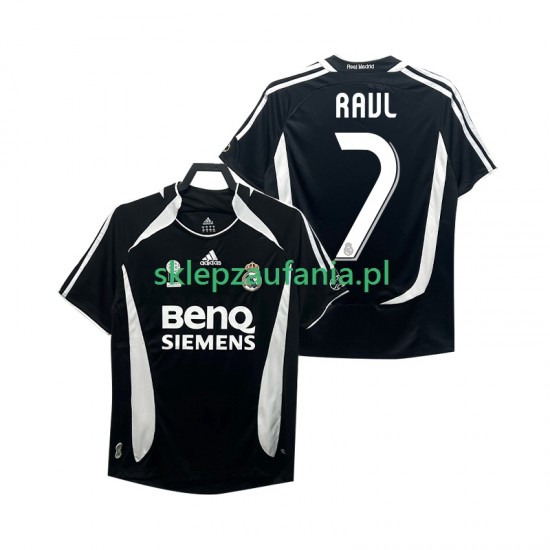 Herre Real Madrid drakt RAUL 7 2007 Retro Tredje 2006 Korte Ermer