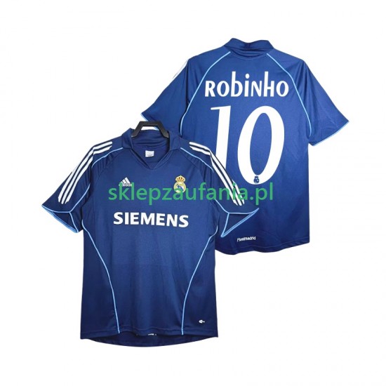 Herre Real Madrid drakt ROBINHO 10 2005 Retro Borte 2006 Korte Ermer