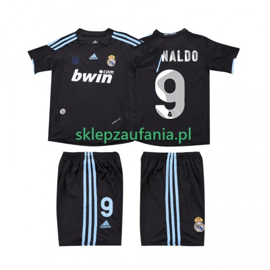 3-13 år Barn Real Madrid drakt RONALDO 9 2009 Retro Borte 2010 Korte Ermer