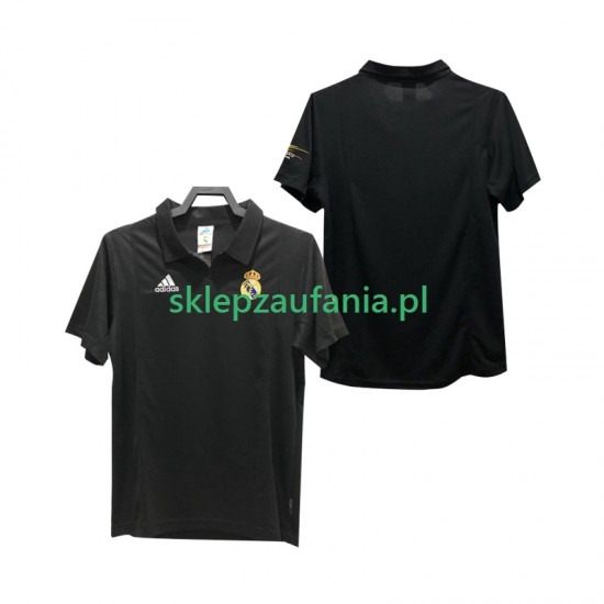 Herre Real Madrid drakt 2002 2003 Retro Borte Korte Ermer