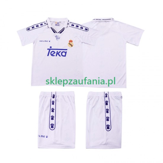 3-13 år Barn Real Madrid drakt 1996 Retro Hjemme 1994 Korte Ermer