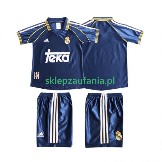 3-13 år Barn Real Madrid drakt 1998 Retro Tredje 1999 Korte Ermer