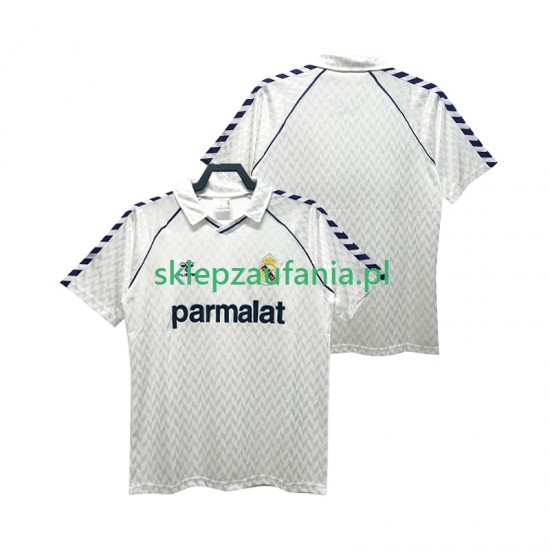 Herre Real Madrid drakt 1986 1987 Retro Hjemme Korte Ermer