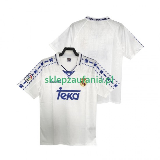 Herre Real Madrid drakt 1996 1997 Retro Hjemme Korte Ermer