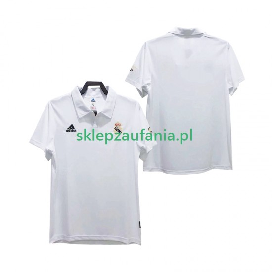 Herre Real Madrid drakt 2002 2003 Retro Hjemme Korte Ermer