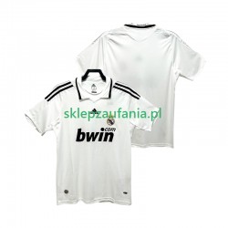 Herre Real Madrid drakt 2009 Retro Hjemme 2008 Korte Ermer Herre Real Madrid drakt 2009 Retro Hjemme 2008 Korte Ermer