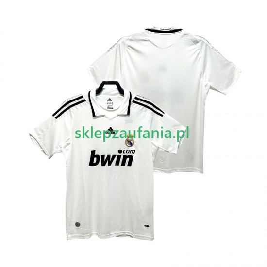 Herre Real Madrid drakt 2009 Retro Hjemme 2008 Korte Ermer
