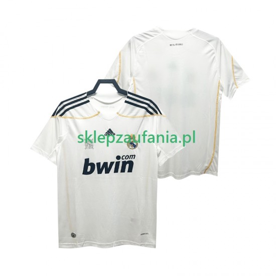 Herre Real Madrid drakt 2009 Retro Hjemme 2010 Korte Ermer