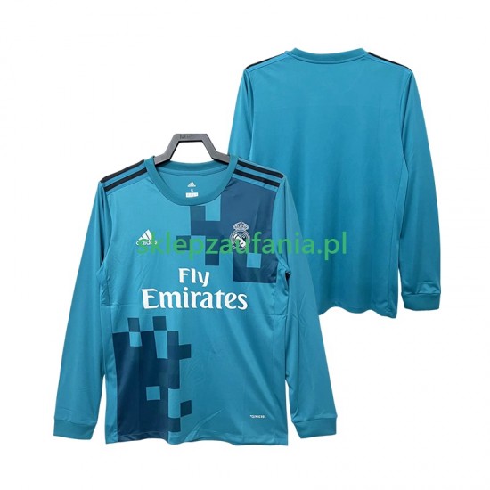 Herre Real Madrid drakt 2017 2018 Retro Tredje Langermet