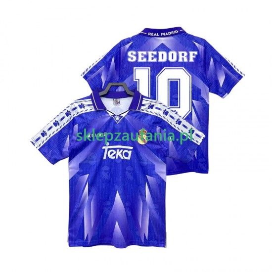 Herre Real Madrid drakt SEEDORF 10 1996 1997 Retro Borte Korte Ermer