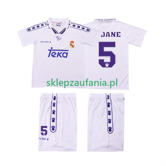 3-13 år Barn Real Madrid drakt ZIDANE 5 1996 Retro Hjemme 1994 Korte Ermer