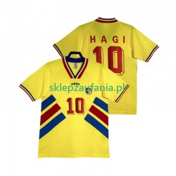 Herre Romania drakt Hagi 10 Retro Hjemme 1994 Korte Ermer