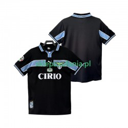 Herre SS Lazio drakt 1998 Retro Borte 1999 Korte Ermer