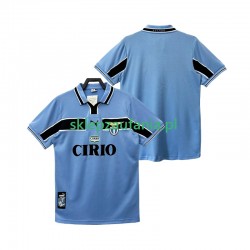 Herre SS Lazio drakt 1998 Retro Hjemme 1999 Korte Ermer
