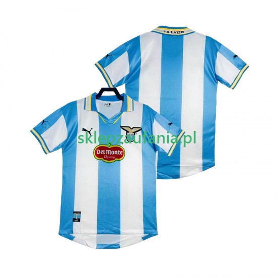Herre SS Lazio drakt 2000 Retro Hjemme 1999 Korte Ermer