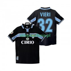 Herre SS Lazio drakt VIERI 32 1998 Retro Borte 1999 Korte Ermer