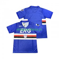 Herre Sampdoria drakt 1991 Retro Hjemme 1990 Korte Ermer