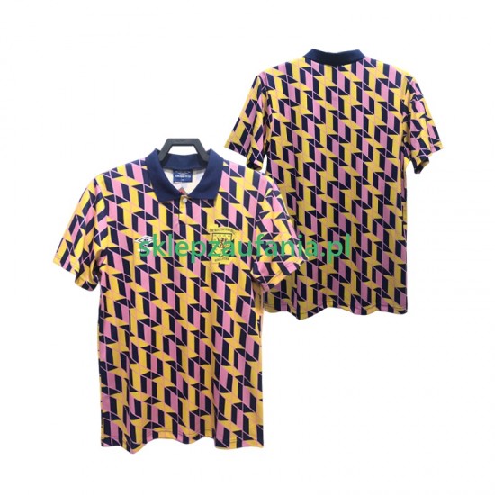 Herre Skottland drakt 1988 1989 Retro Tredje Korte Ermer