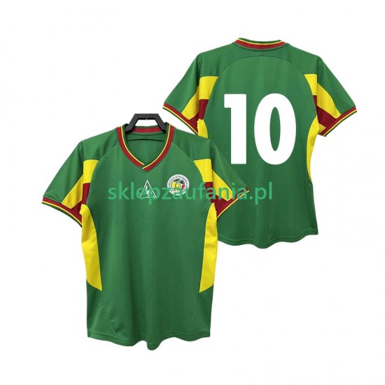 Herre Senegal drakt 10 2002 Retro Borte Korte Ermer