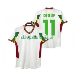 Herre Senegal drakt DIOUF 11 2002 Retro Hjemme Korte Ermer