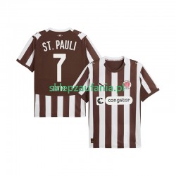 Herre drakt St. Pauli Jackson Irvine 7 Hjemme 2025-2026 Korte Ermer