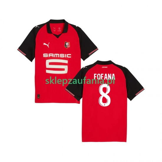 Herre Stade Rennais drakt Seko Fofana 8 Hjemme 2025-2026 Korte Ermer