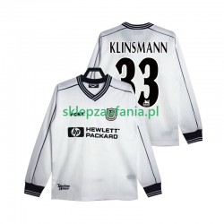 Herre Tottenham Hotspur drakt KLINSMANN 33 1997 Retro Hjemme 1999 Langermet