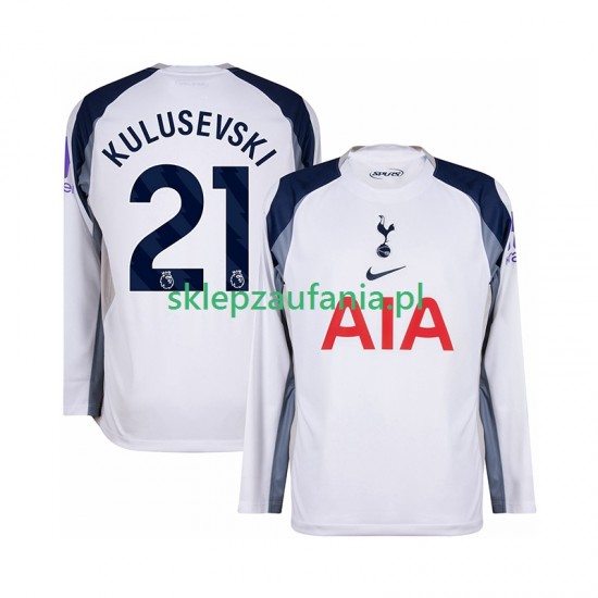 Herre Tottenham Hotspur drakt Kulusevski 21 Hjemme 2025-2026 Langermet
