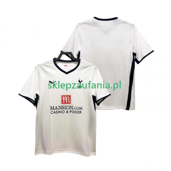Herre Tottenham Hotspur drakt 2009 Retro Hjemme 2008 Korte Ermer