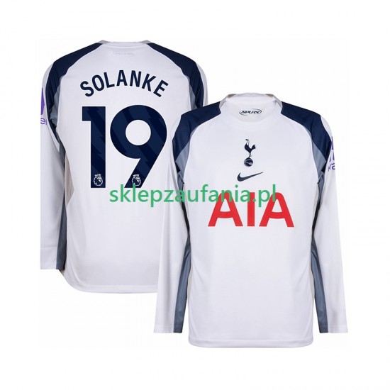 Herre Tottenham Hotspur drakt Solanke 19 Hjemme 2025-2026 Langermet