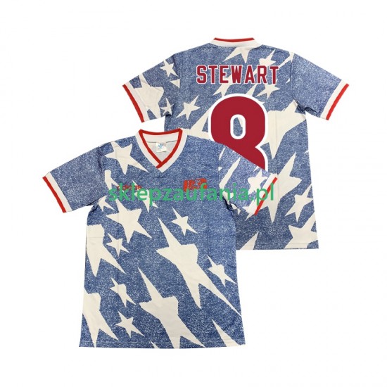 Herre USA drakt STEWART 8 Retro Borte 1994 Korte Ermer