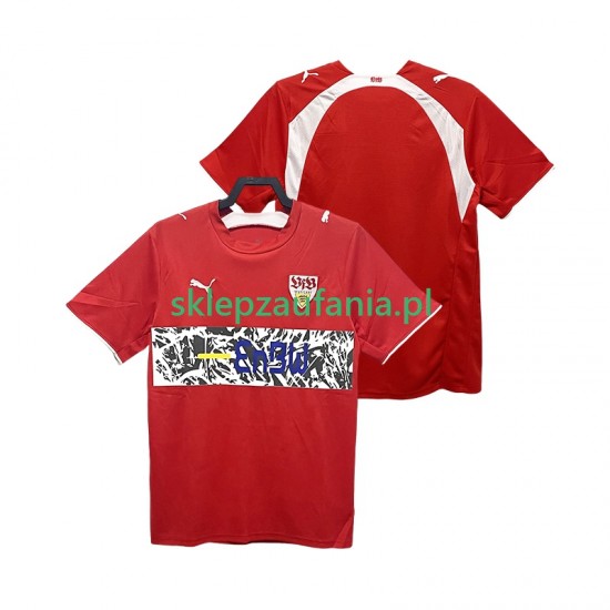 Herre VfB Stuttgart drakt 2007 Retro Borte 2006 Korte Ermer