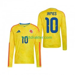 Herre Colombia drakt James Rodriguez 10 Hjemme VM 2026 Langermet
