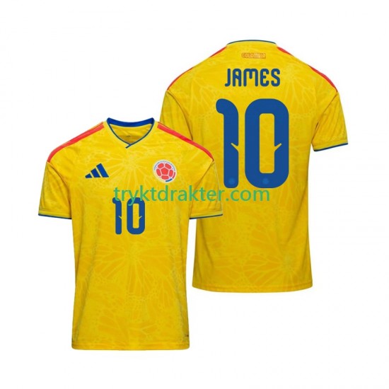 Herre Colombia drakt James Rodriguez 10 Hjemme VM 2026 Korte Ermer