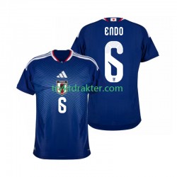 Herre Japan drakt Wataru Endo 6 Hjemme VM 2026 Korte Ermer