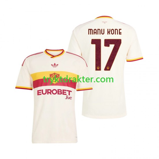 Herre AS Roma drakt Manu Kone 17 Borte 2026-2027 Korte Ermer