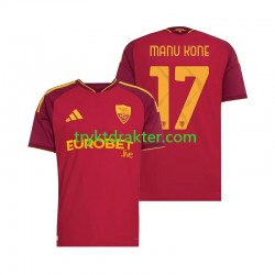 Herre AS Roma drakt Manu Kone 17 Hjemme 2026-2027 Korte Ermer
